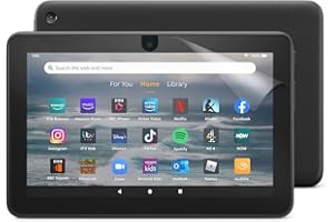 NuPro Transparent Screen Protector | for Amazon Fire 7 tablet, 12th generation (2022 release), 2-pack