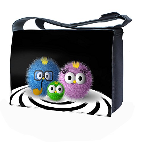 LUXBURG® 17 Zoll Messenger Bag Umhängetasche Laptoptasche Notebooktasche mit Tragegurt Tasche für Laptop / Notebook Computer