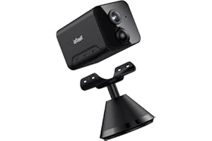 ieGeek Telecamera WiFi Interno Senza Fili, Videocamera Sorveglianza Interno WiFi a Batteria, FHD 1080P, Rilevazione di Moviment PIR, Audio Bidirezionale, Visione Notturna, Funziona con Alexa, ZS-GX7S