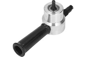 Metallsax Borrtillbehör, Elektrisk Nibbler med Dubbelt Huvud, Metall Nibbler Cutter, Aluminiumlegering Plåt Nibbler med Kompakt Storlek Plåt Nibbler Metalltak Skärverktyg