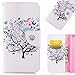 Price comparison product image For Huawei P10 Plus Case, Ougger Tree Wallet Cover Card Slot Premium PU Leather Flip Case Magnetic Bumper Pouch Holster Stand-View Function