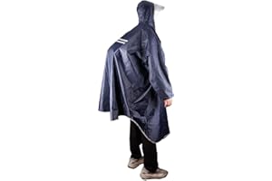 MAGARROW Outdoor Regenponcho Wasserdichter leichter Regenmantel Poncho mit verstellbarer Kapuze Regencape Regenjacke für Herren Damen Outdoor Radfahren Wandern