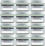 Gewicht: 170 g / Stück Adam Hall Hardware 3440 M12 AH - 12er Set Klappgriff / Kistengriff silber 4-Loch zweiteilig