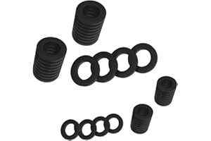 KingYH 40 Piezas Arandela de Goma Plana Juntas de Goma O Ring para Cabeza de Ducha Net Cabezas de Manguera de Ducha Lavavajillas