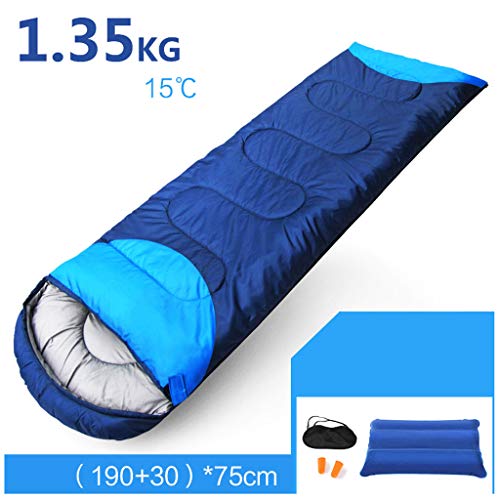 Rectangular Sleeping Bag 2-3 Season Extra Warm & Lightweight Breathable Design Waterproof Advanced Heat Control System – Ideal Hotel For Camping Backpacking Hiking Festivals – Storage Bag Included