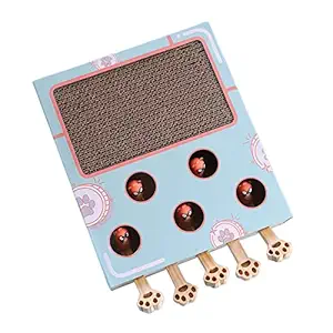 Aswadh Multifunctional Creative Cat Scratch Board Scratcher Hunting Toy Non-Toxic