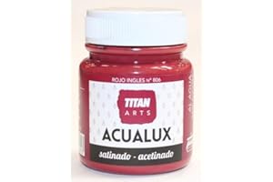 Industrias Titan. S.L 920806 - Pintura manualid. acril. 100 ml ro/in satin. acualux titan