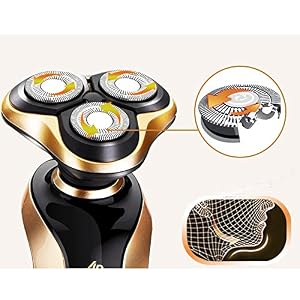 Electric Shaver Rotary Shaver Wet and Shaver 4D Floating Men's Electric Razor Dry 3 in 1 with Nose Trimmer and Sidebums… - Image 3