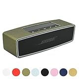Recorte preciso del botón y la interfaz de carga, esta funda no bloquea el botón y la interfaz de carga, perfecto para su  altavoz Bose SoundLink Mini Bluetooth II.