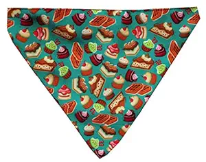 Lana Paws Dessert Factory Dog Bandana/Dog Scarf/Dog Gift (Adjustable)