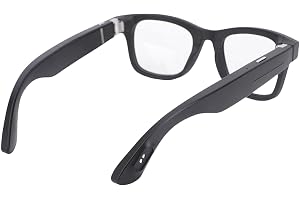 Bewinner AI Smart Glasses With Camera 8MP HD, Bluetooth Translator Glasögon med HIFI MIC -högtalare, Röstkontroll för Resor, Företag, översättning i Realtid, Inspelning (Färgförändring)
