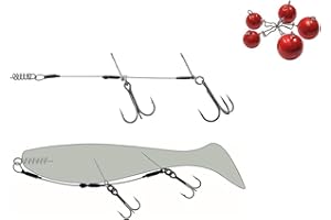 blntackle76 Set: Stinger System Komplett-Set Shallow Rig für Gummifische inklusive verschiedener Gewichte von Jenzi + gratis Petri Heil! Aufkleber