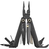 Leatherman Wave Alpha Obsidian | MagnaCut steel blade, improved ergonomics, large exterior scissors and topographic-patterned