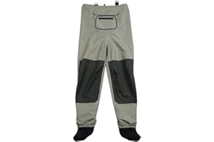 Kylebooker Breathable Chest Waders Stockingfoot Fishing Waders