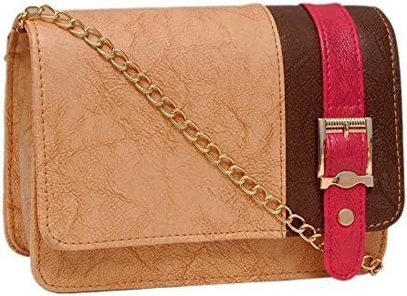Borse Diwali Gift Women's/Ladies & Girls Casual & Formal College,Office and Perosnal Use Sling Bag with Front Pocket and Buckles_Kcp