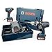 Price comparison product image Bosch Professional GSB 18 VE-2-LI Cordless Combi Drill + GDR 18 V-LI Cordless Impact Driver with Two 18 V 4.0 Ah Lithium-Ion Batteries - L-Boxx