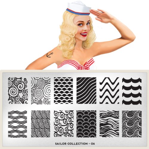 MoYou-London Nail Art Image Plate Sailor Collection - 06