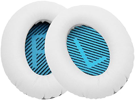 Replacement Ear Pads for Beats Solo 2 and Solo 3 wireless Headphones Ear Pad Memory Foam Ear Cushion Cover for Beats Solo 2.0/3.0 Wireless On Ear Headphones (White)