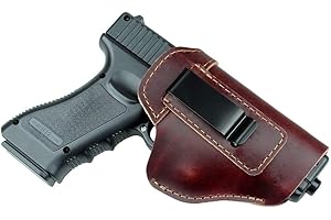 Gexgune Funda de Caza Funda de Pistola de Cuero para G1ock 17 19 21 23 26 Beretta 92 S1g Sauer P226 SP2022 Tactical Oculto IWB (2 Colores Opcionales)