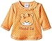Julius Hüpeden Baby Girls "Cute" aus Velours mit Rüschen am Kragen Frills Jumper, Multicoloured (57/orange 151247), 12-18 Months (Manufacturer size 86)