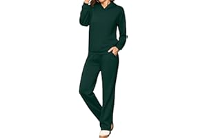 Totatuit Ensemble Jogging Femme Survêtement Chic et Confortable – Tenue de Sport et Détente avec Sweat à Capuche et Pantalon Large