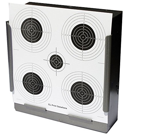 170GSM 100 x 14cm Five Circle Competition Card Targets Air Rifle Pistol 14cm15