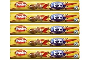 Marabou Mjölkchoklad – original svensk mjölkchokladrulle 74 g x 5 stycken