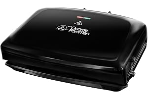 George Foreman Grill Electrique pour Viande, Poisson, Légume, Panini, 5 Portions - 24330-56