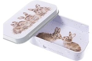 (Daisy Chain) - Wrendale Designs Keepsake Prezent Tin 9,5 x 6 centymetrów w różnych wzorach (Daisy Chain)