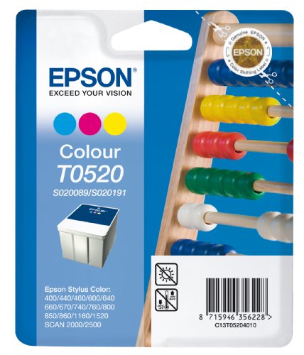 Epson T052 Cartouche d'encre d'origine Jaune, cyan, magenta