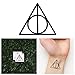 Tattify Deathly Hallows Temporary Tattoo - Deathly Hallows (Set of 2)