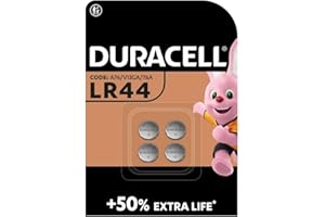 4x Duracell LR44 (1 x 4 baterie) 4 baterie (A76/V13GA/76A)