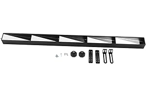 TBEST 5 Panel Rearview Mirror,Cart Rear View Mirror 5 Panel Wink Type Panoramic Rearview Mirror Universal