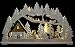 Produktbild Ratags 3D Schwibbogen - Altseiffen mit geschnitzten Figuren - 72x43x8cm - Original Erzgebirge Schwibbögen