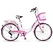 Produktbild FJW 6 Geschwindigkeit Unisex Bike 24 Zoll 26 Zoll Kohlenstoffreicher Stahl Student Kind Pendlerstadt Fahrrad,Pink,26Inch