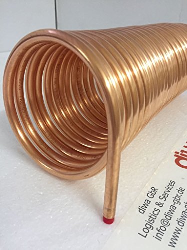 Spirale aus Kupferrohr 12x1mm weich aus 10m mit Ø ca. 13cm (Kupferrohrspirale) - 2