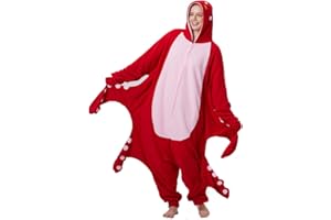 wotogold Pyjama Pieuvre Animal Costumes de Cosplay Adulte Unisexe