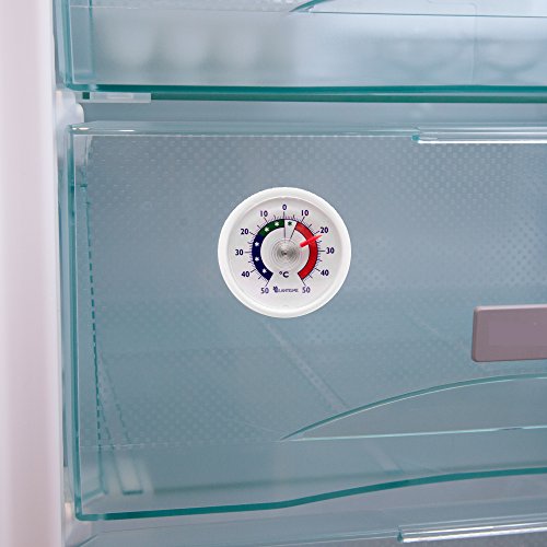 Küchen / Kochhelfer Holz Set 7 tlg. Mit Kochlöffel , Quirl , Pfannenwender und Kunststoff Thermometer Analog - 3