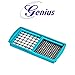 Produktbild Neu Ersatzteile für Genius - Nicer Dicer Plus: Grund-Deckel - Hobeleinsatz - Messereinsätze - Sparschäler - Behälter - Deckel alles in verschiedene Farben (6mm x 6mm und 12mm x 12mm, Petrol)