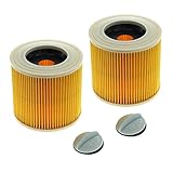 Contenido del envío: 2 x cleanmon ster cartucho de filtro compatible a Kärcher 6.414 - 552.0/64145520 - 