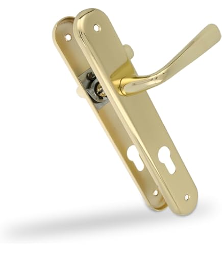 Maniglia Porta Ghidini Milena - Finitura Ottone Lucido Verniciato, 9cm, Design Elegante E Ergonomico - Foto 9