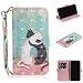 Produktbild NewTH 3D iPhone Xr Bookstyle Lederhülle Schutzhülle Brieftasche Handschlaufe Cover Schale Ständer Etui Karten Slot und Magnetverschluss Apple iPhone Xr Handycover