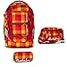 Produktbild Satch Schulrucksack-Set Pack 3-tlg Firecracker 9A8 rot gelb kariert