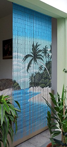 Bambustürvorhang Bambusvorhang, „Seychellen“ ca. 90x200cm, 90 Stränge - 2