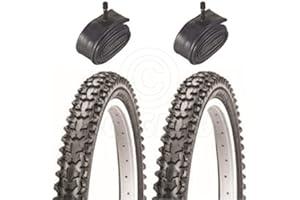 Vancom 2 Bicycle Tyres Bike Tires - Mountain Bike - 26 x 2.10 - With Schrader Tubes