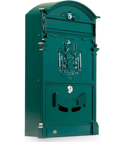 Boîte aux lettres HWC-K41 métal galvanisé anthracite aspect bois