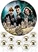 Produktbild Harry-Potter Hogwarts Kuchendekoration Essbar, rund, bedruckt, 18 cm