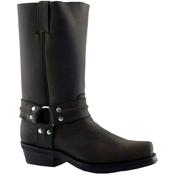 Stivali Da Lavoro Grinders Hunter - Safety Boot 10 Fori Rosso