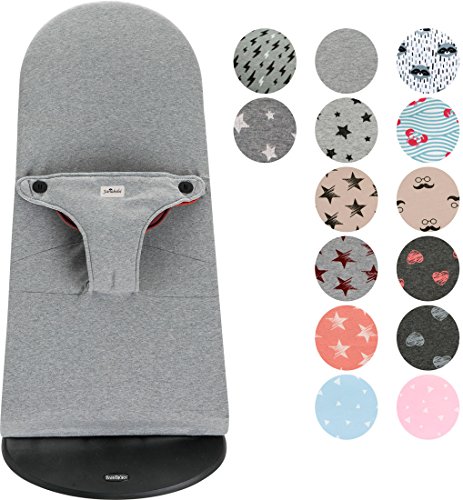 BEZUG FÜR BABYWIPPE BABYBJÖRN BALANCE BABYBJÖRN SOFT, STONE GREY JANABEBE®