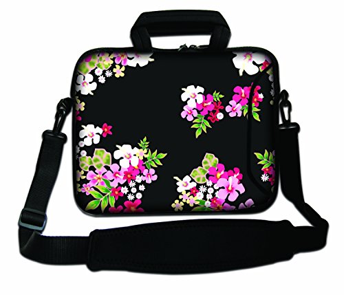 Luxburg Schultertasche Notebooktasche Laptoptasche Tasche mit Tragegurt aus Neopren Plus Free Mouspad! Für Apple, Acer, Asus, Chromebook, Dell, HP, Lenovo, Samsung, Sony etc Laptop 15,6 Zoll